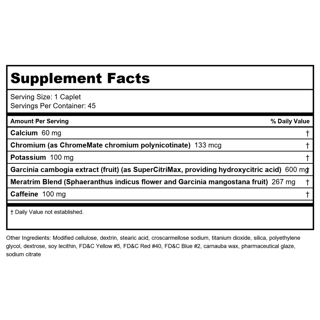 MetaboLife - Ultra Advanced Weight Loss Formula - 45 Caplets