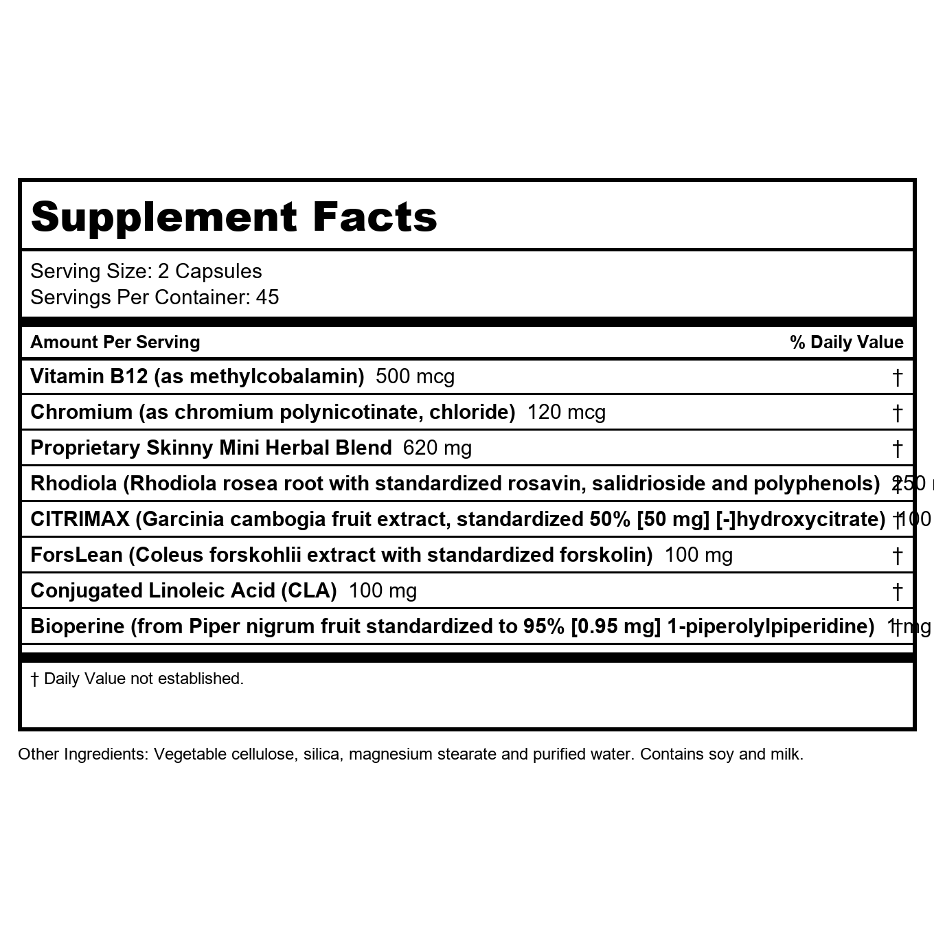 Natures Plus - Skinny Mini Energizing Weight Loss Formula - 90 Vegetarian Capsules
