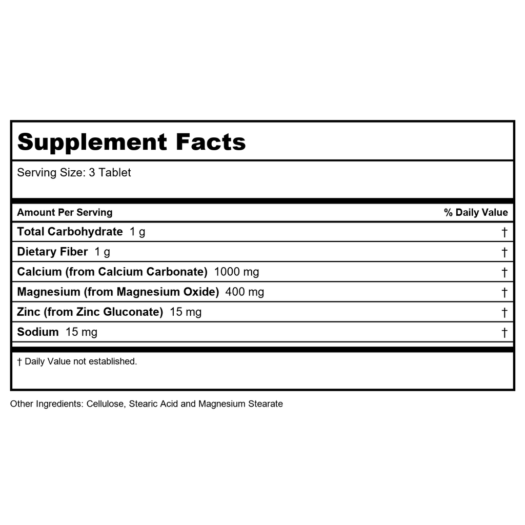 KAL Cal/Mag/Zinc 250 Tablets   57725