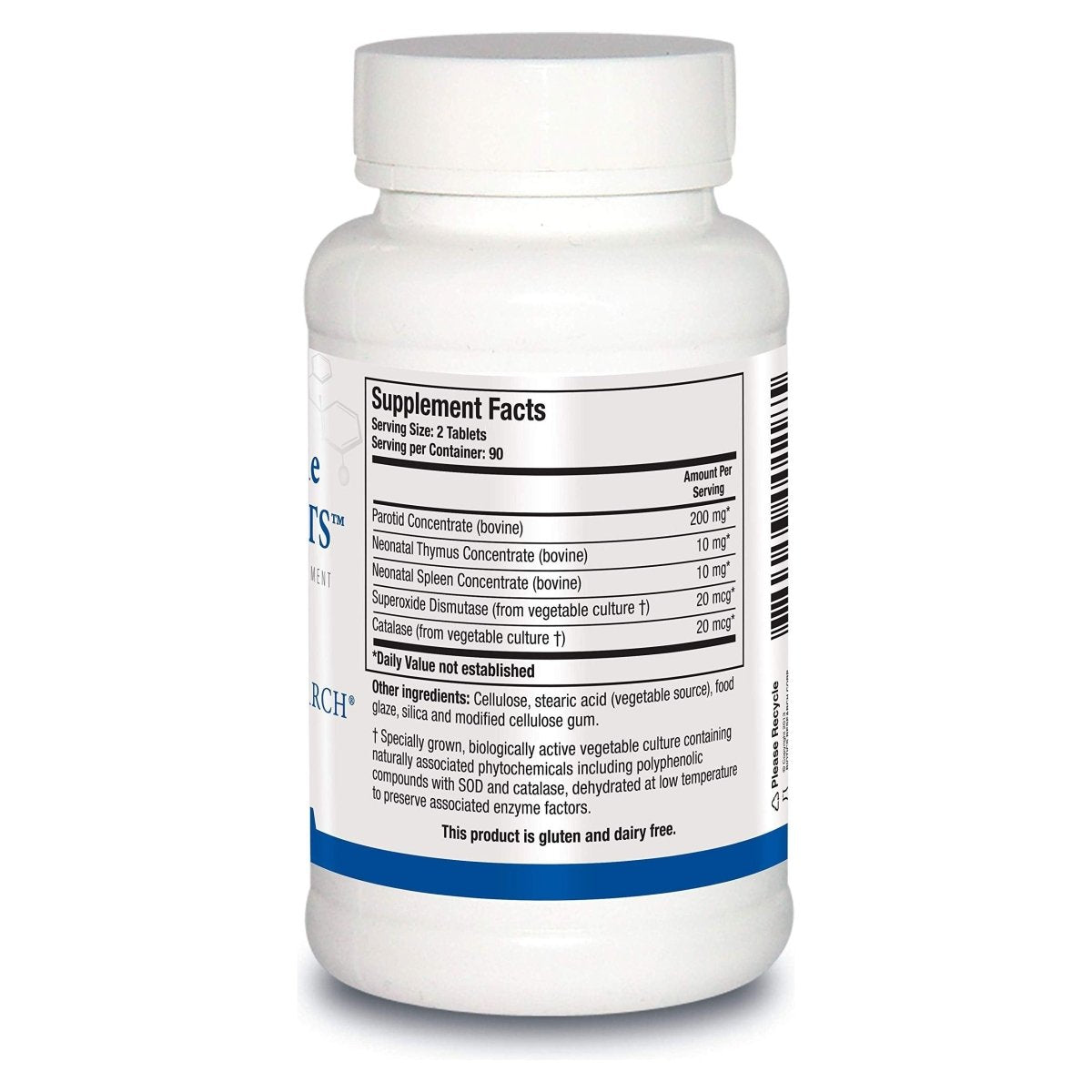 Biotics Research Cytozyme Parotid-TS 180 Tablets