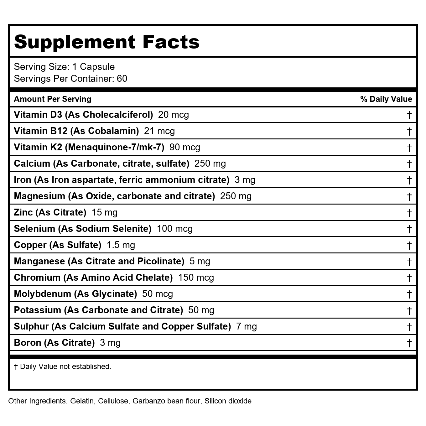 Ecological Formulas Prosauto 60 Capsules