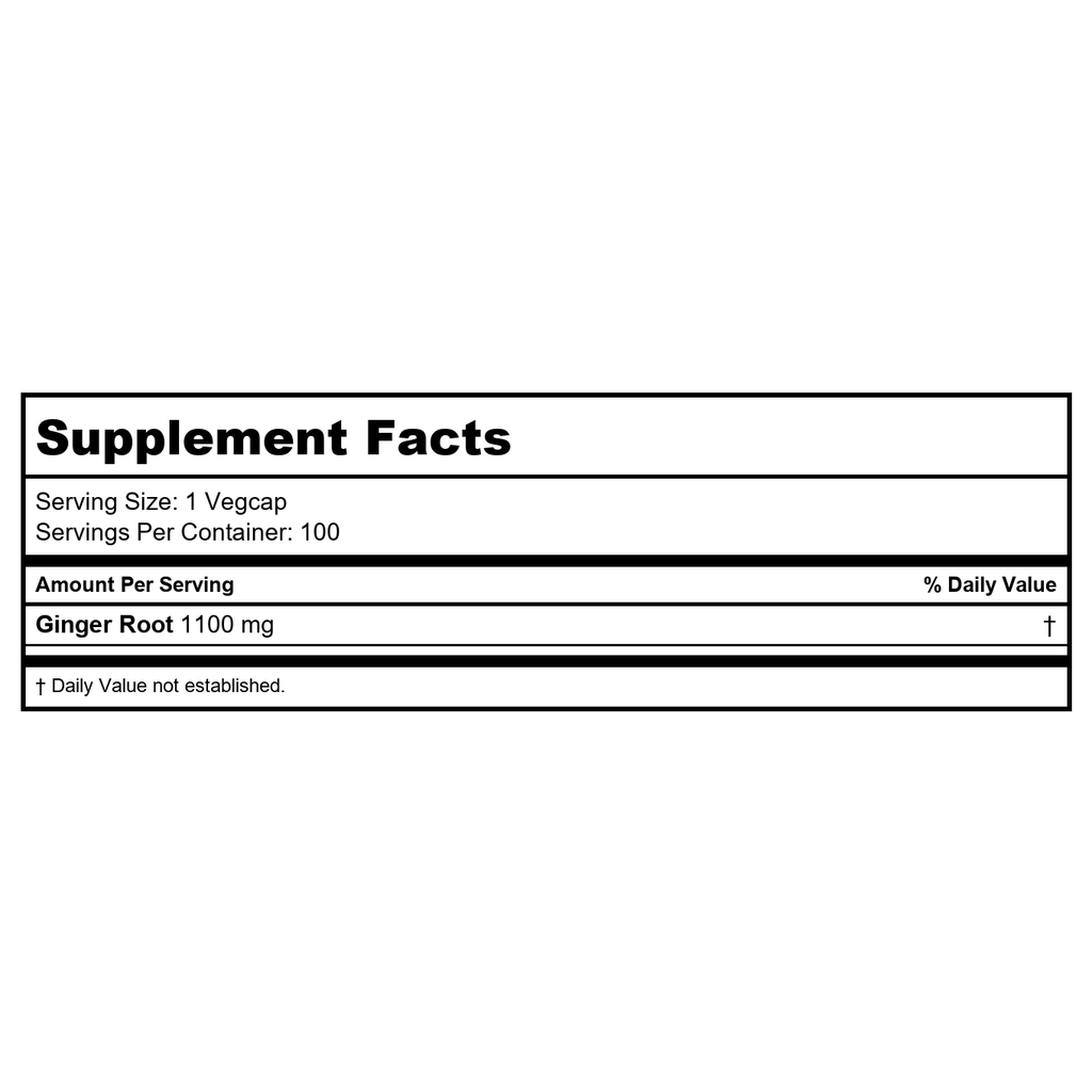 Solaray Ginger Root 550mg 100 Vcaps - 2 Pack