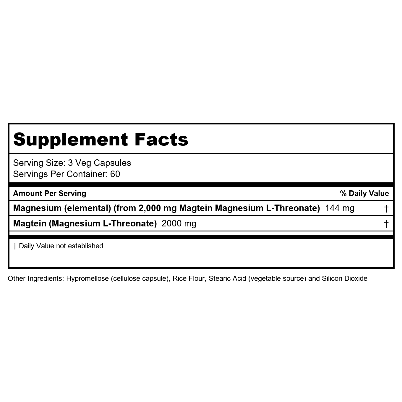Now Magtein 180 Vcaps - 2394