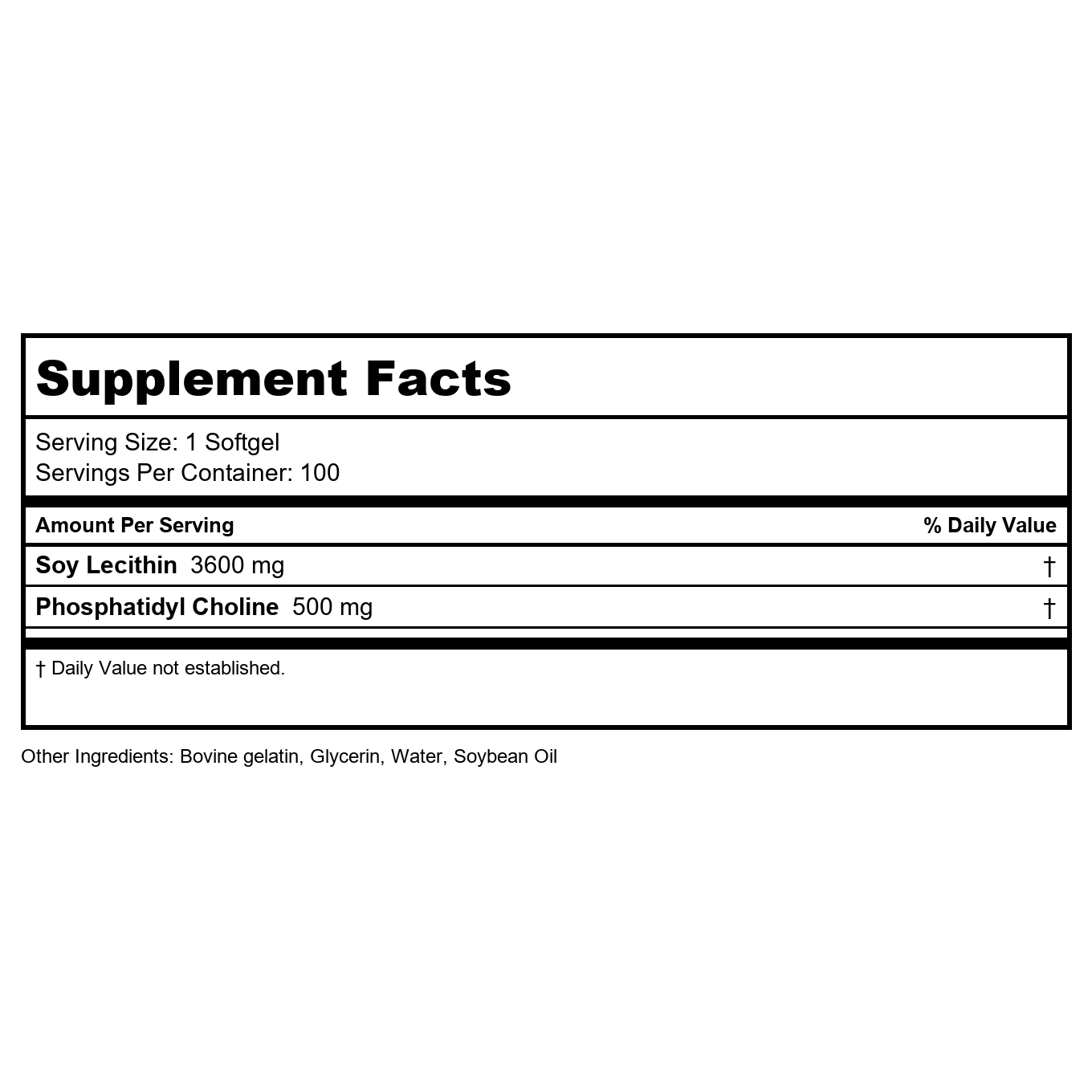 Now Foods Lecithin 1200 mg 100 Softgels - 2210 - 2 Pack