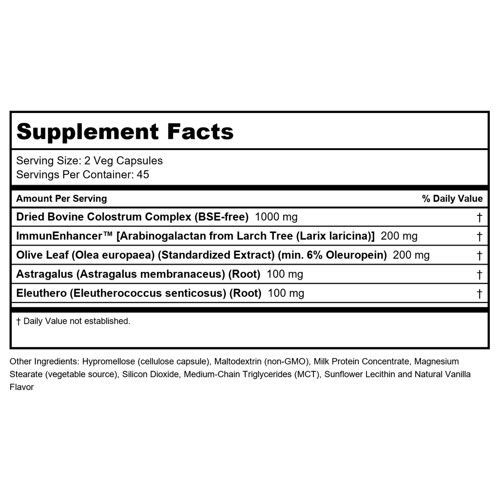 Now Foods Super Colostrum 500 mg 90 Vcaps - 3232 - 2 Pack