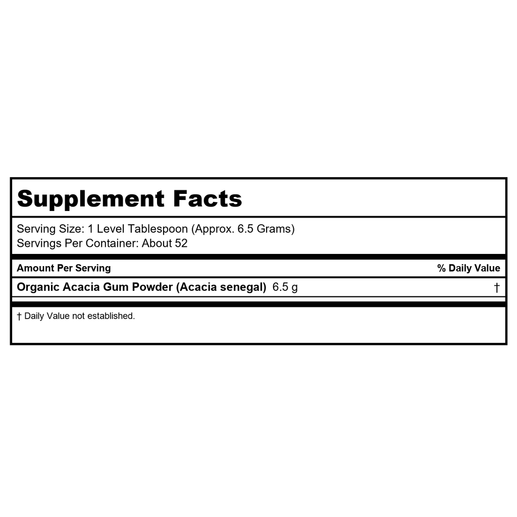 Now Foods Certified Organic Acacia Fiber Powder 12 Oz - 5905 - 3 Pack