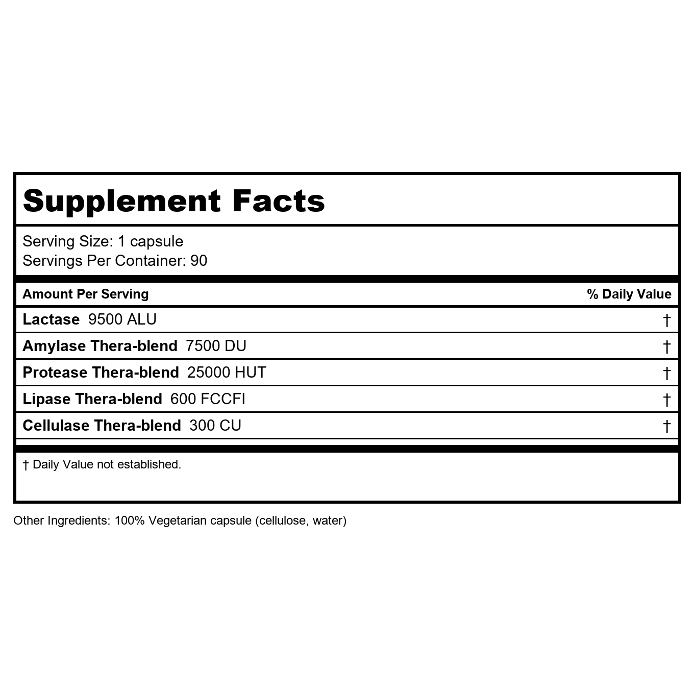 Enzymedica Lacto 90 Capsules