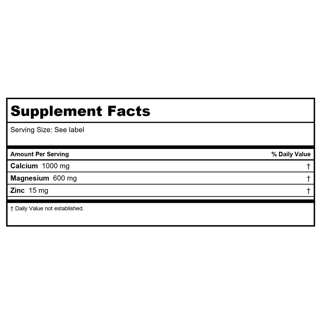 Nature's Life Cal/Mag/Zinc Mineral : 431: Cap, (Btl-Plastic) 250ct
