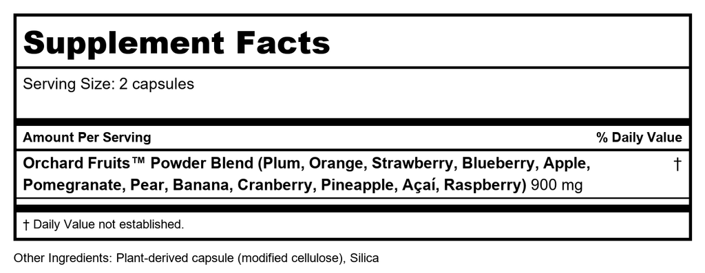 Nature's Way Orchard Fruits 60 Vcaps - 14794