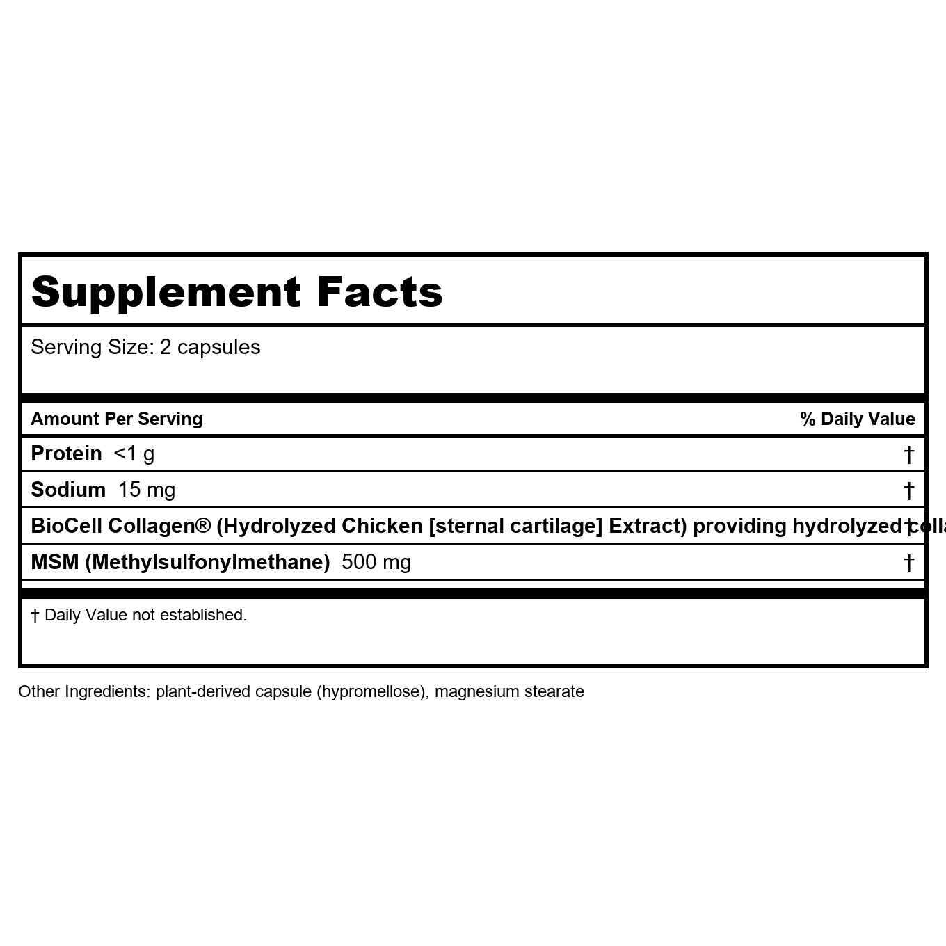 Nature's Way Hydraplenish With MSM 60 Capsules