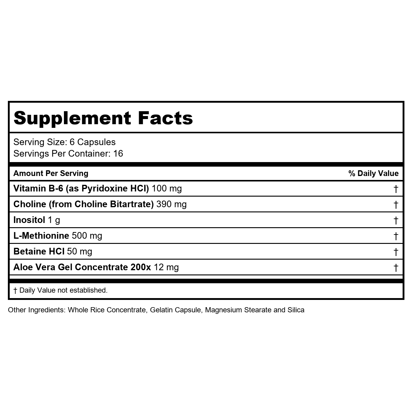 Solaray - Lipotropic 1000 Plus - 100 Capsules