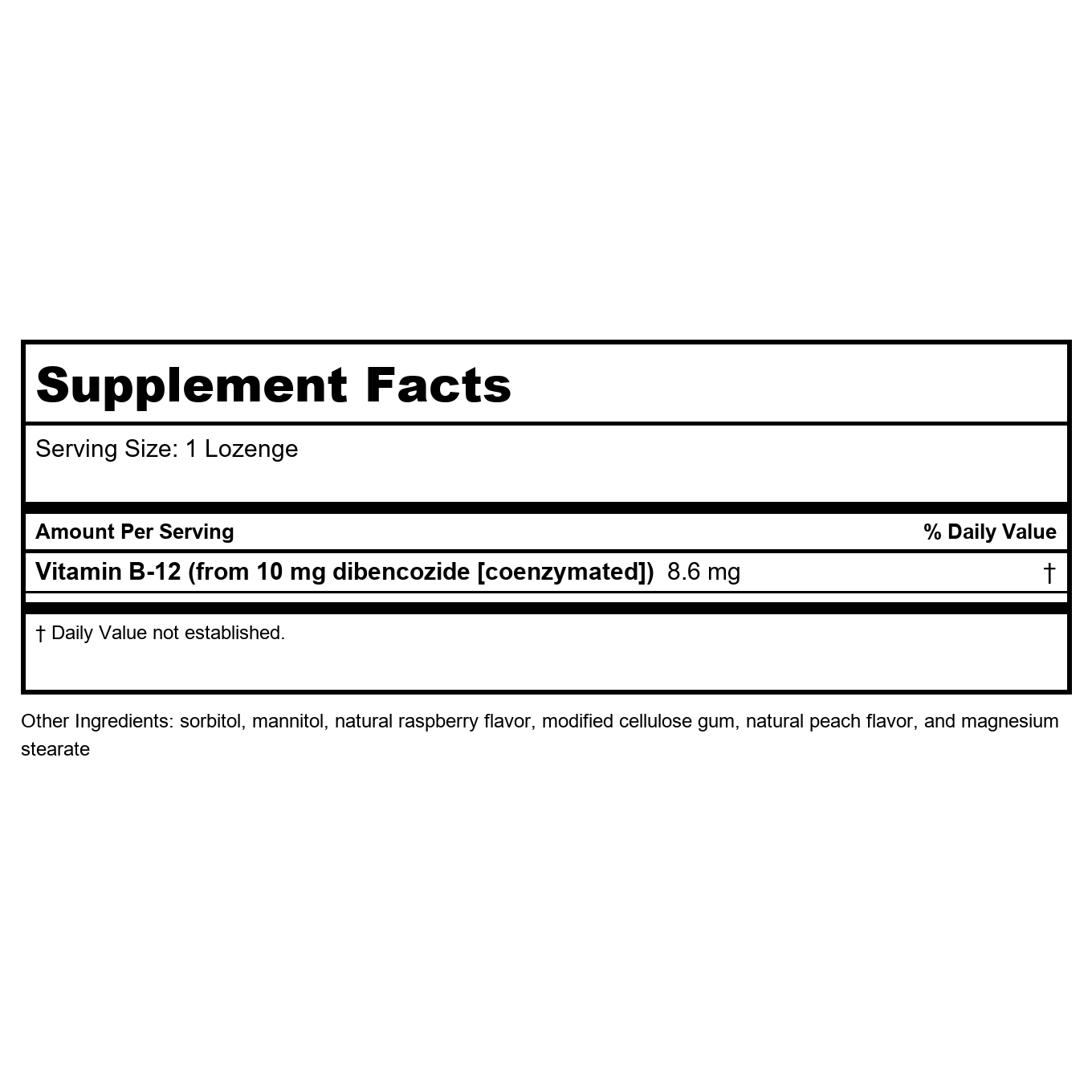 Source Naturals - Dibencozide Coenzymated B12 Sublingual - 120 Tablets