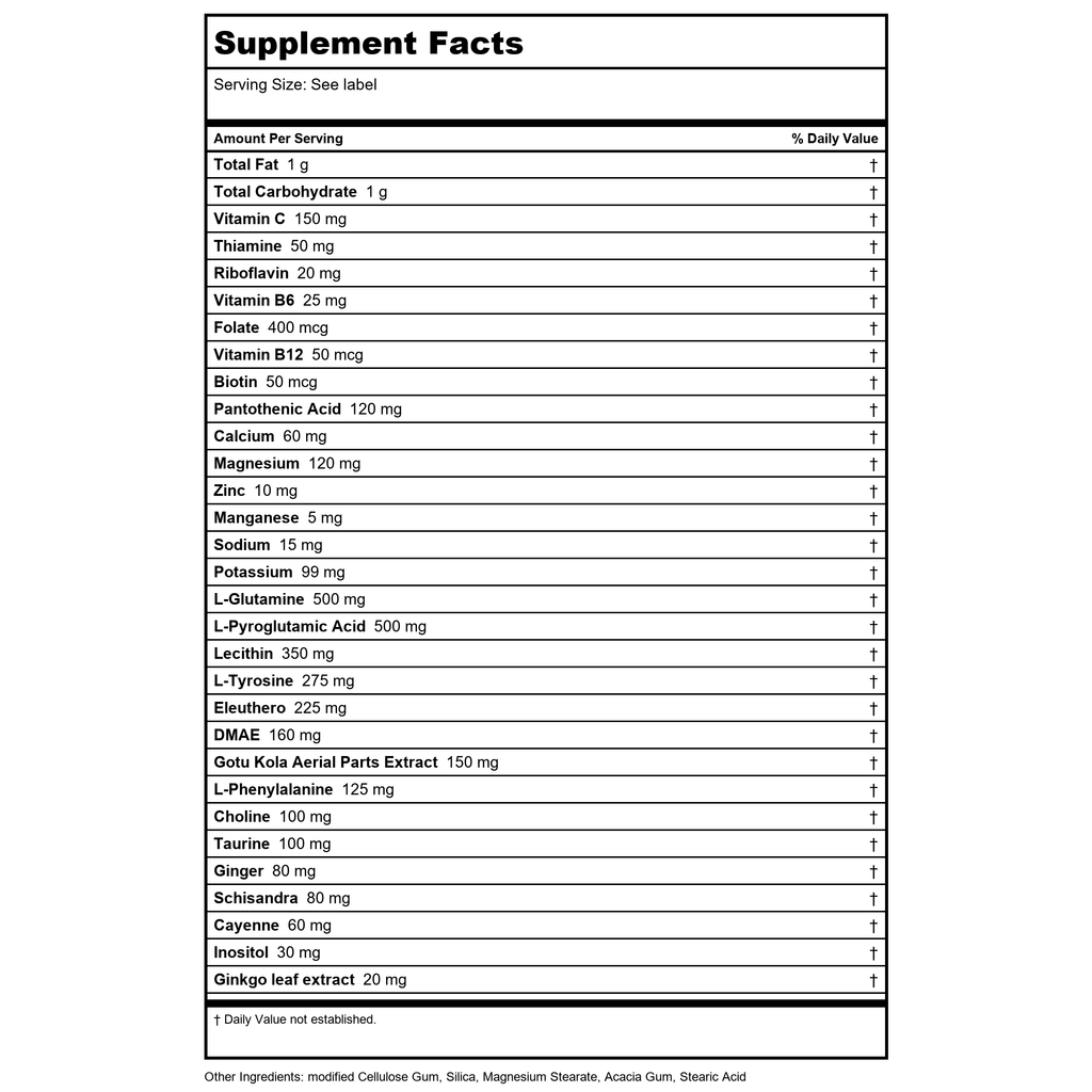 Source Naturals - Mental Edge - 120 Tablets