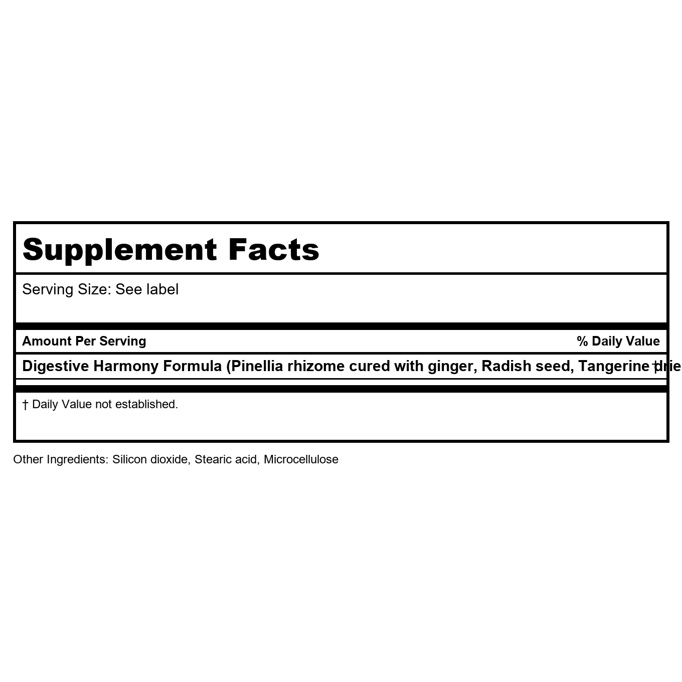 Kan Herb Traditionals Digestive Harmony Formula 1 Ounce