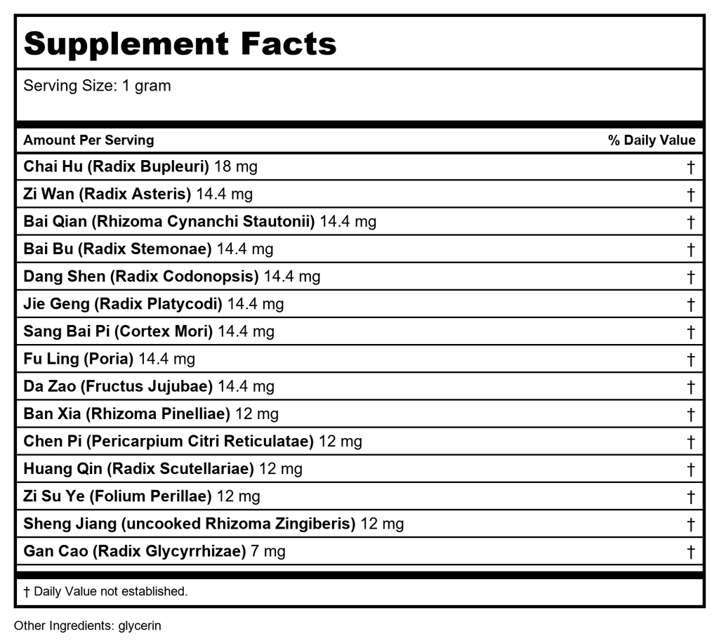 Kan Herb Traditionals Lung Qi Release 2 Ounce