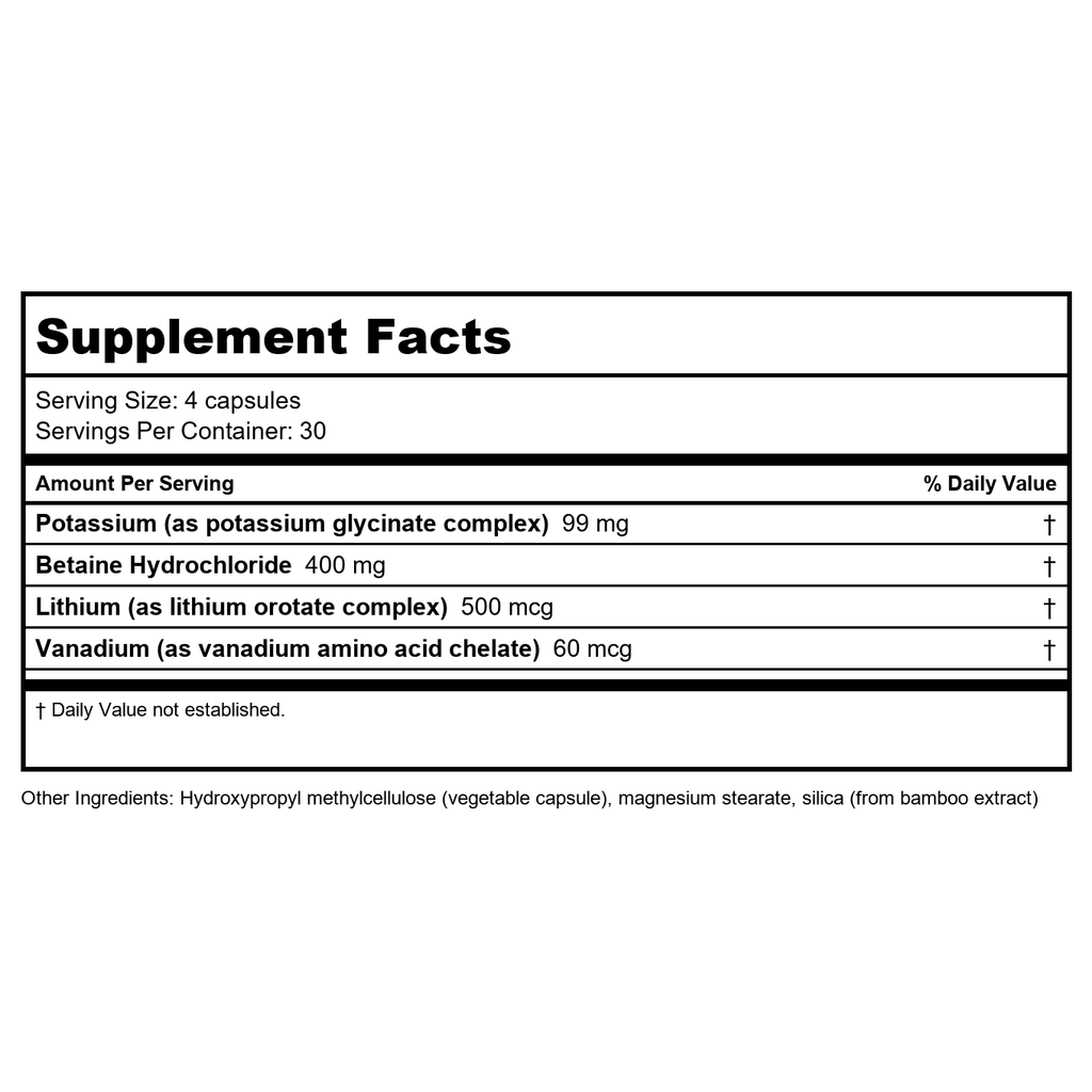 NuMedica MineralPlex 120 Vcaps