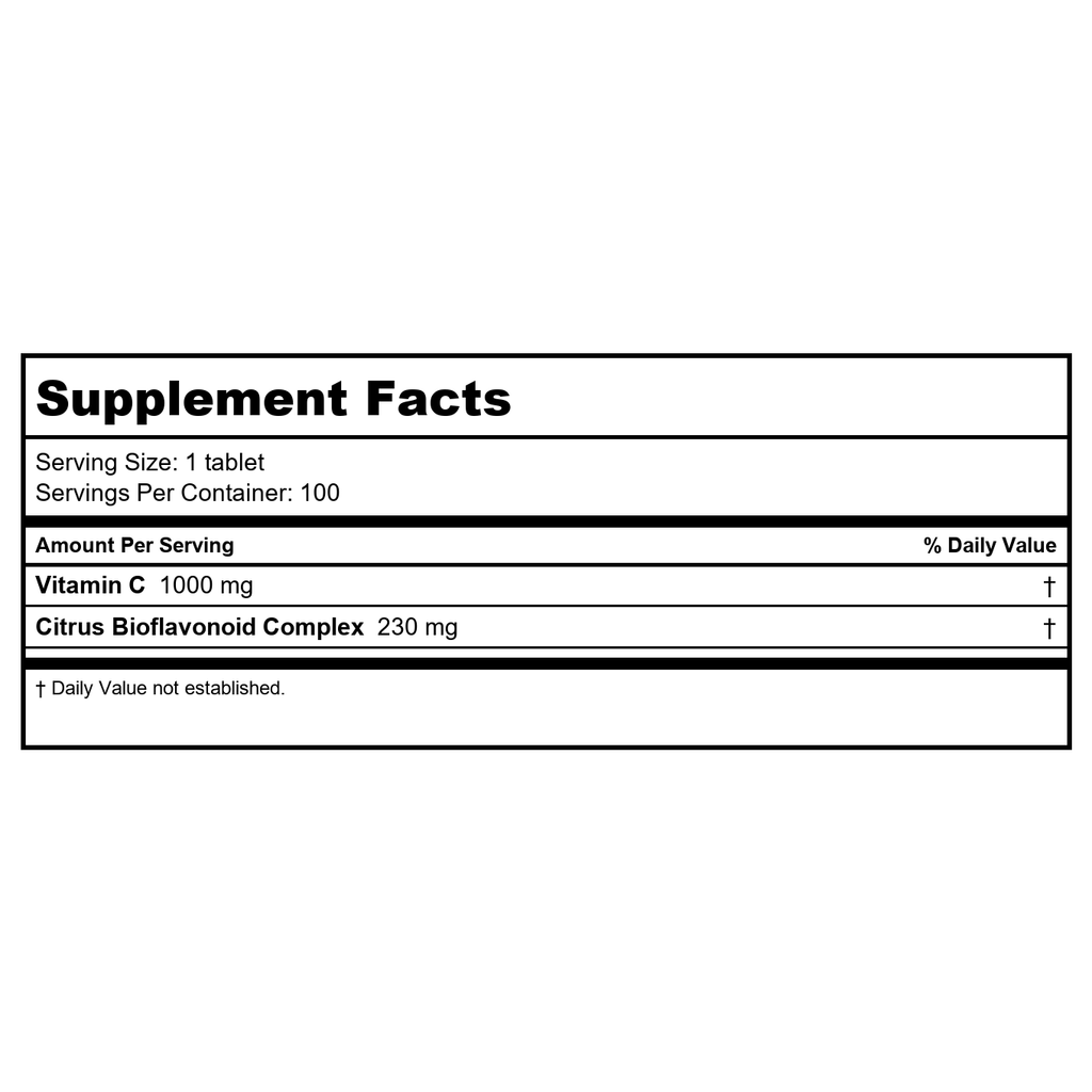 Nature's Life C-Complex 1,000 mg 100 Tablets  00178