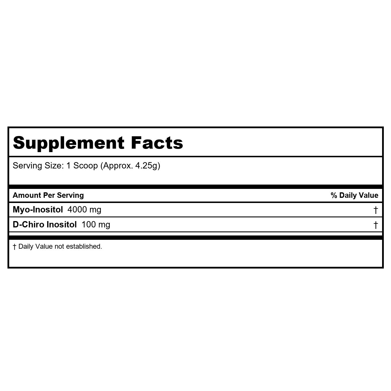 Vitanica Optinositol 4.4 Ounce
