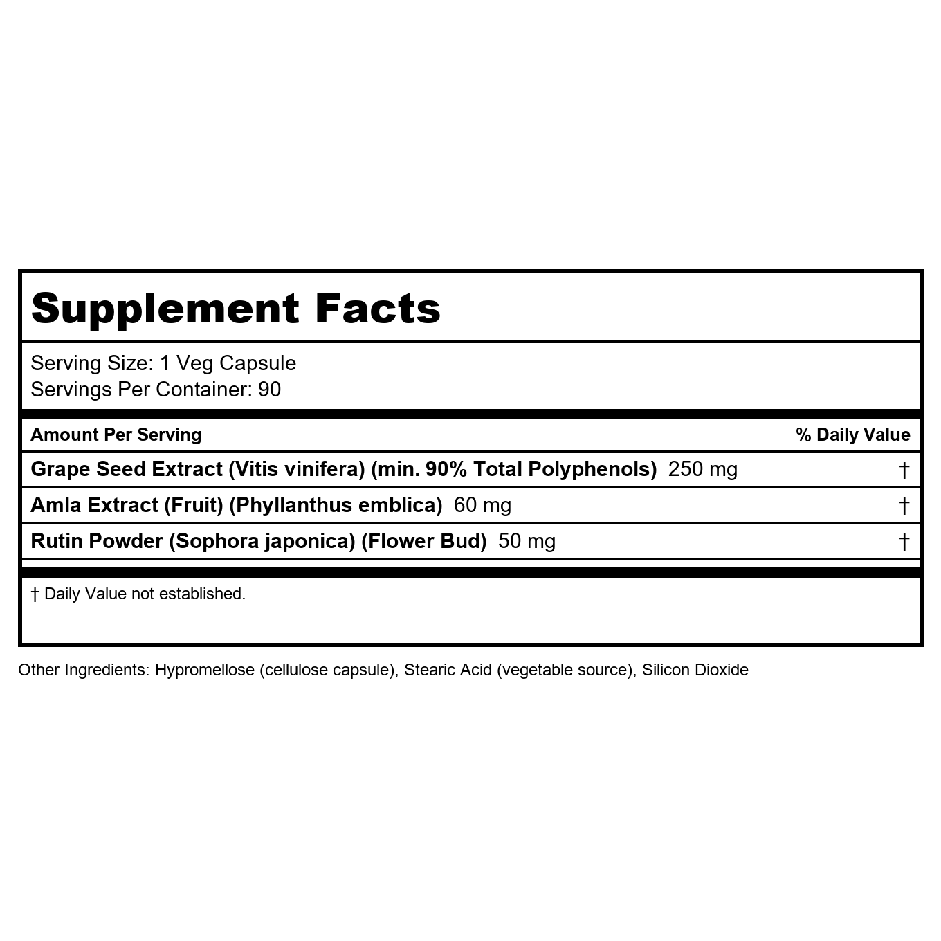 Now Foods Grape Seed Extra Strength 250 mg 90 Vcaps - 3274 - 2 Pack