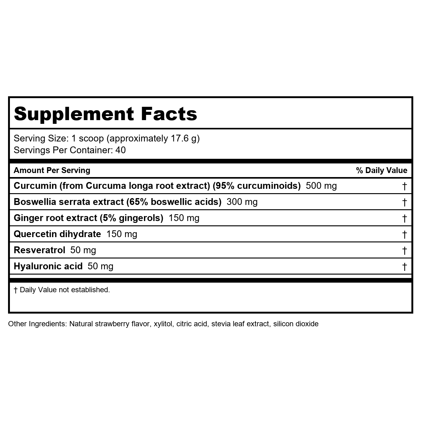 Ortho Molecular Inflammacore Strawberry 14 Servings