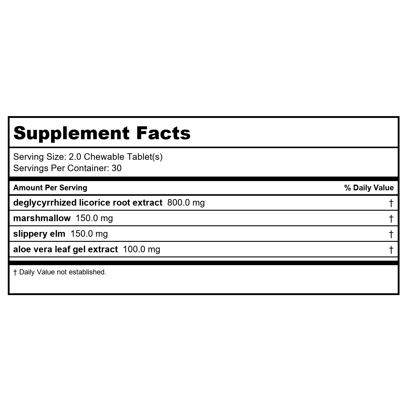 Ortho Molecular DGL 60 Capsules - B000UBCK2U