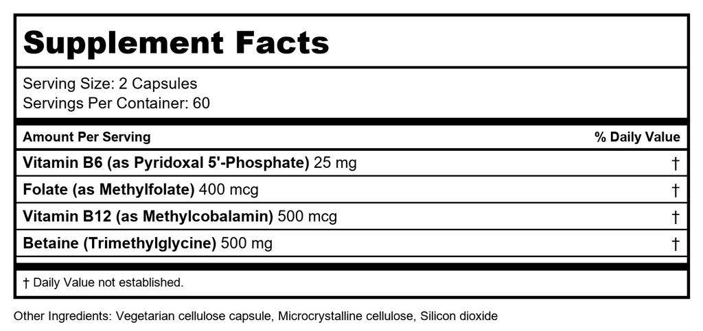 Ortho Molecular Cardio B 60 Capsules