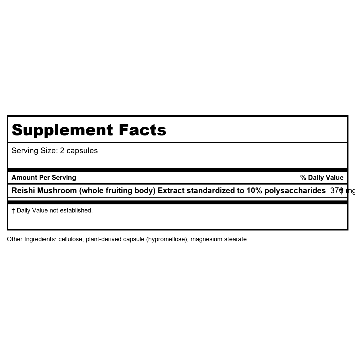 Nature's Way Reishi Mushroom Extract 100 Vcaps - 2 Pack