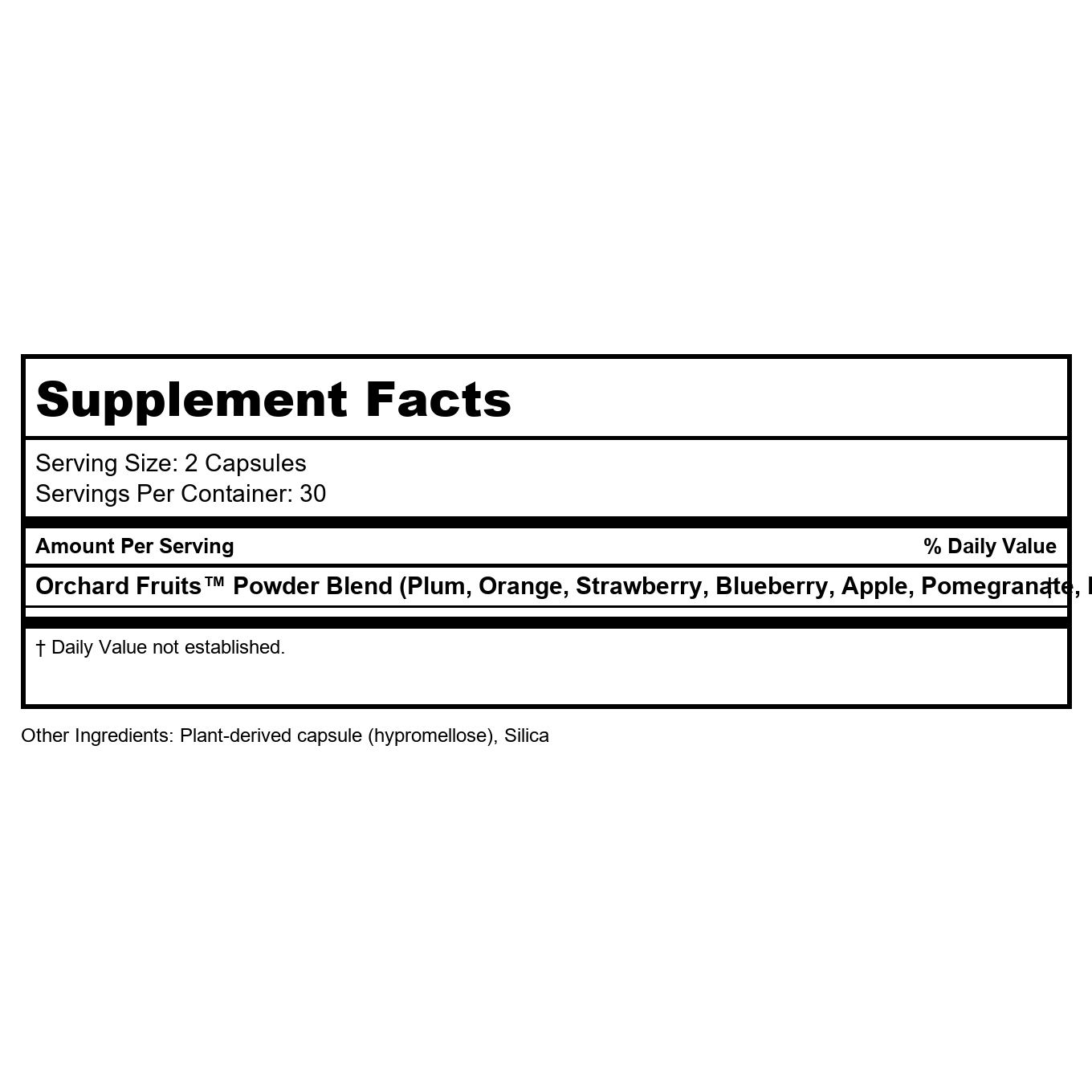 Nature's Way Orchard Fruits 60 Vcaps - 14794 - 3 Pack