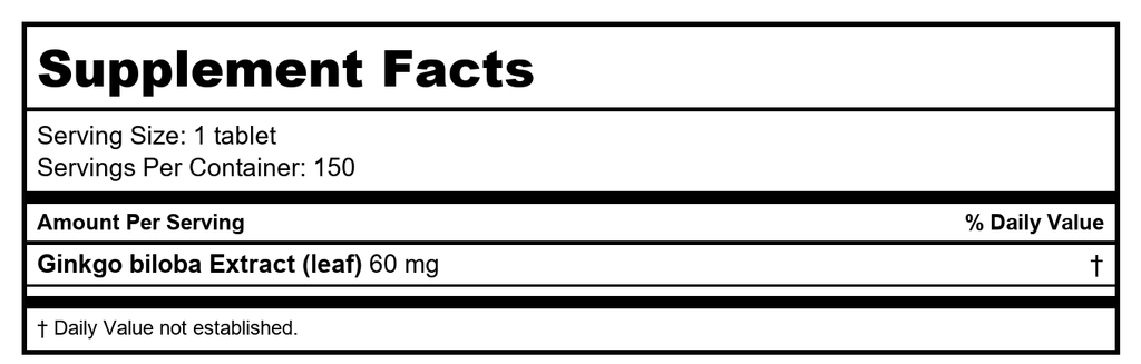 Nature's Way Ginkgold 150 Tablets - 2 Pack