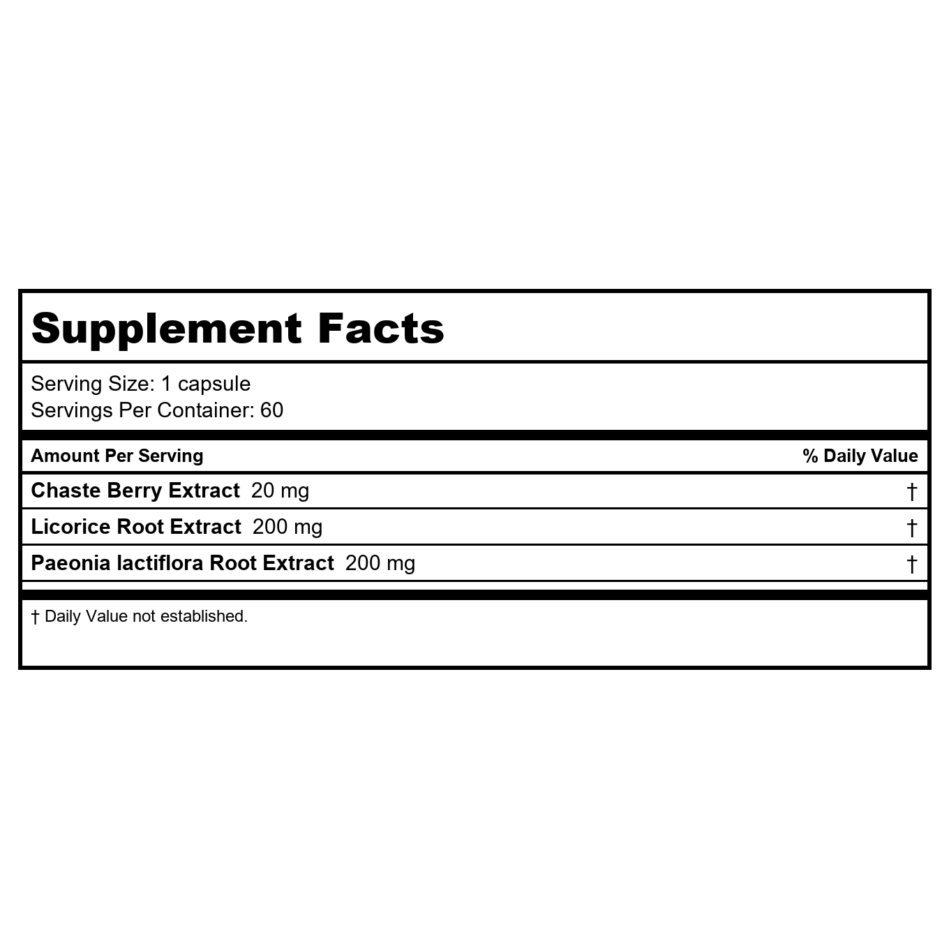 Ortho Molecular Balance 60 Capsules