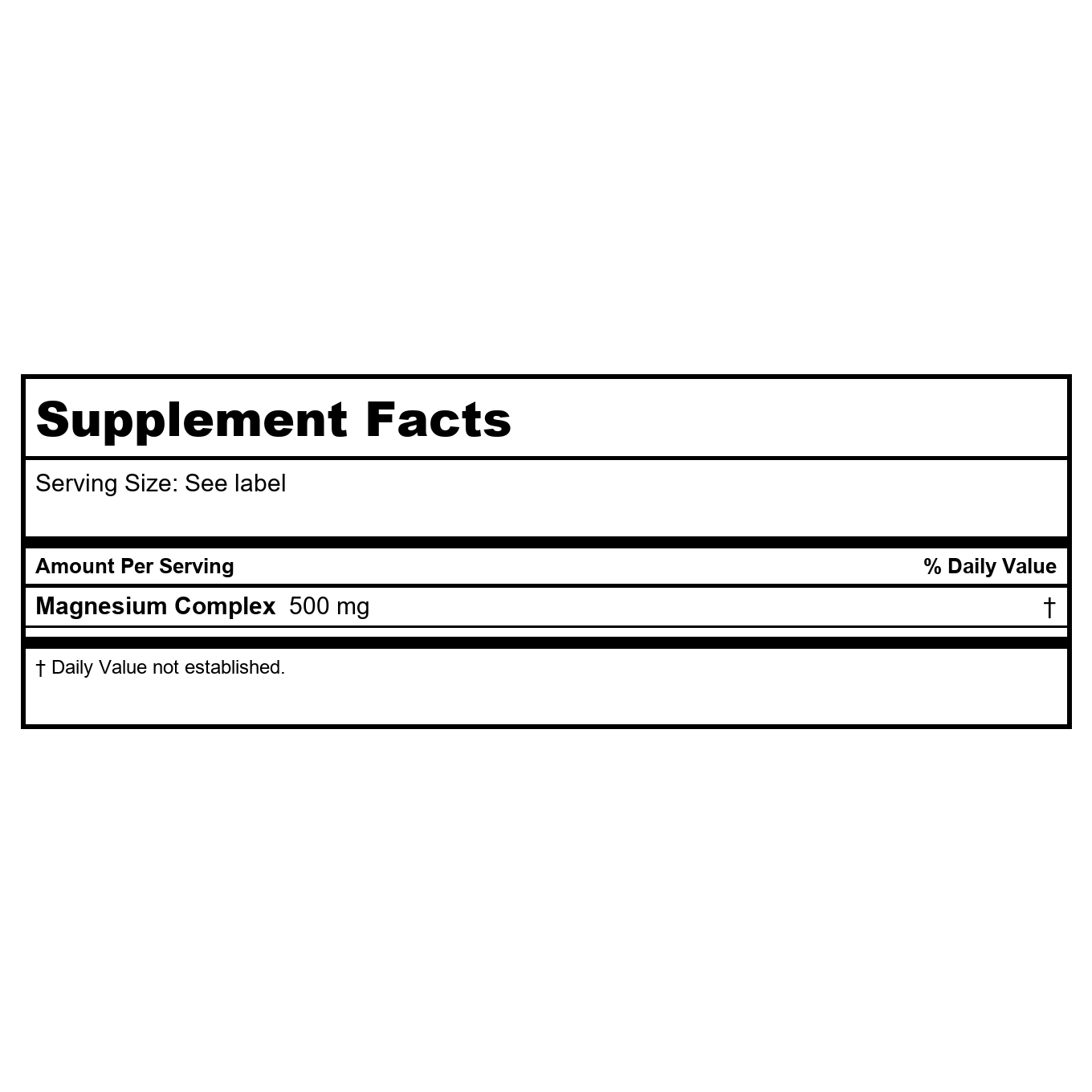 Nature's Way Magnesium Complex 100 Capsules - 2 Pack