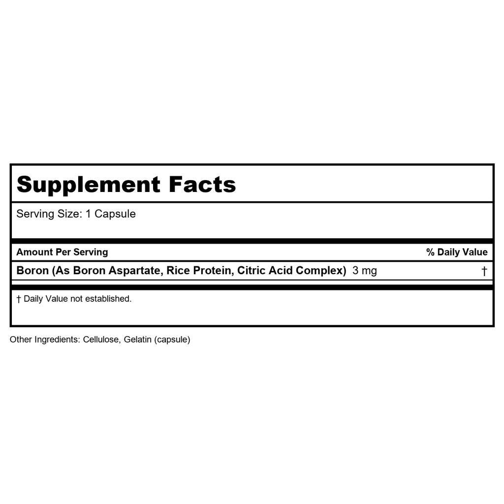 Nature's Way Boron 100 Capsules - 2 Pack