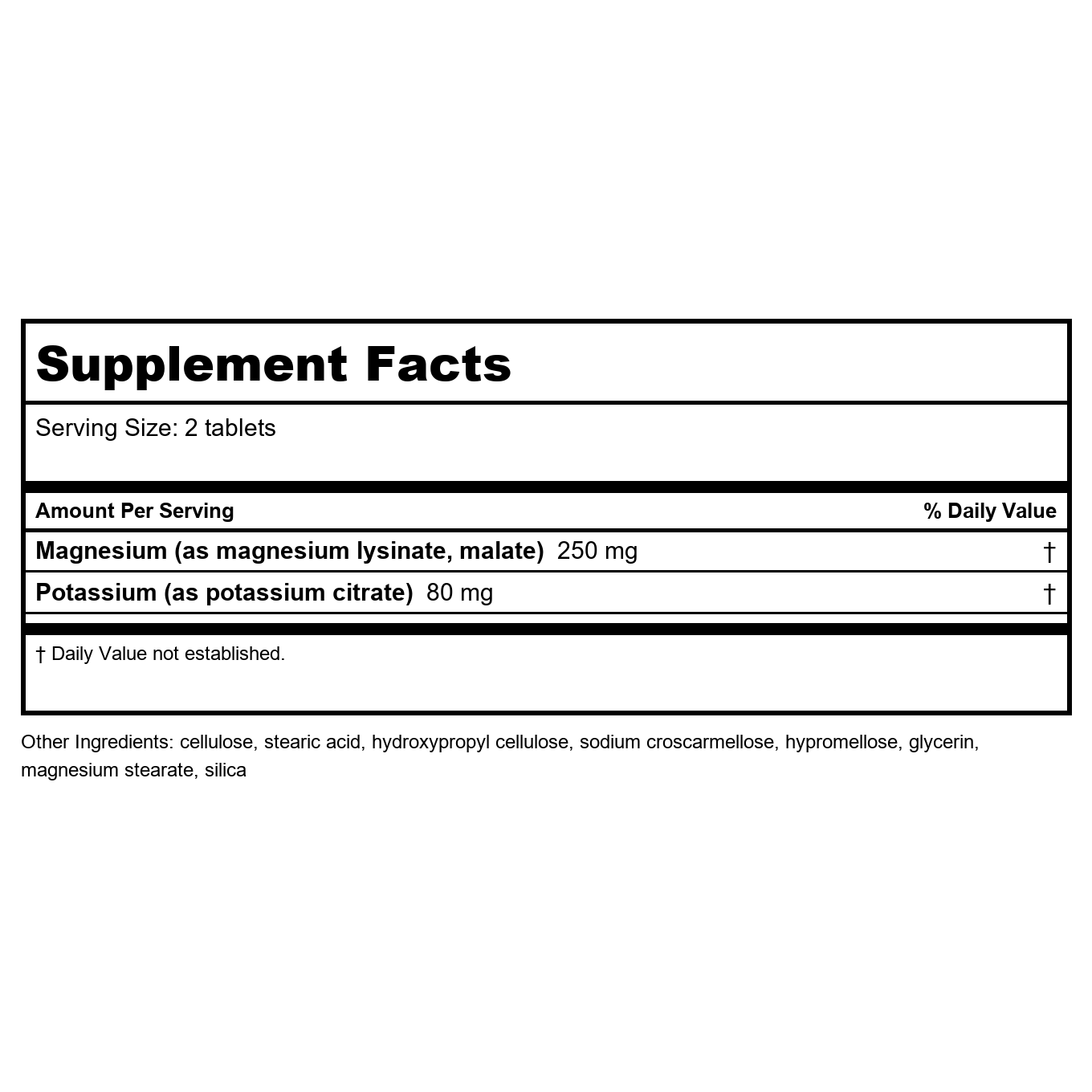 Nature's Way Krebs Magnesium Potassium Complex 120 Tablets - 3 Pack