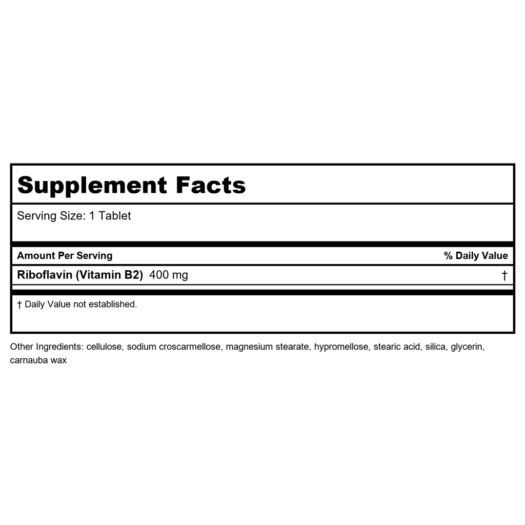Nature's Way Riboflavin Vitamin B2 100 Capsules - 2 Pack