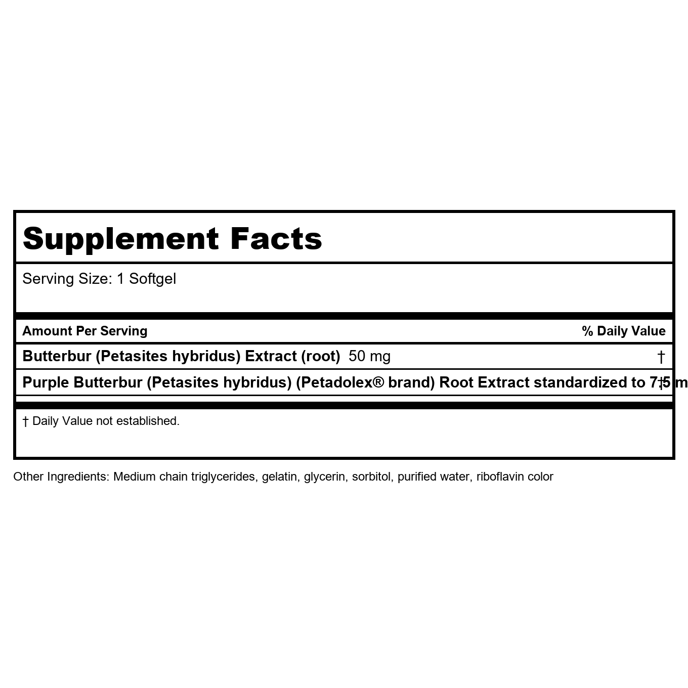 Nature's Way Petadolex Pro-Active 60 Softgels - 2 Pack