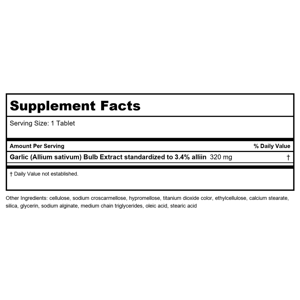 Nature's Way Garlinase 5000 100 Tablets - 08501 - 2 Pack