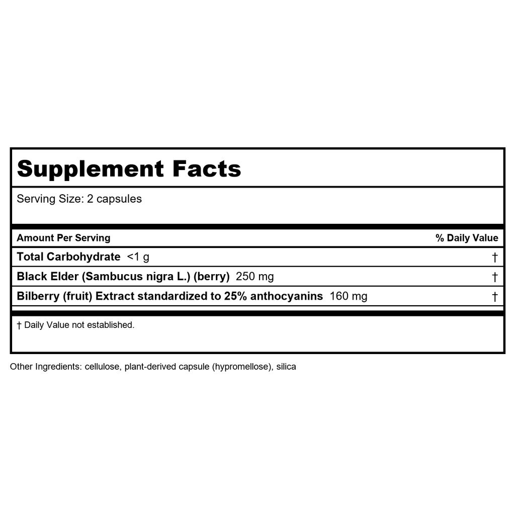Nature's Way Bilberry Extract 90 Vcaps - 2 Pack