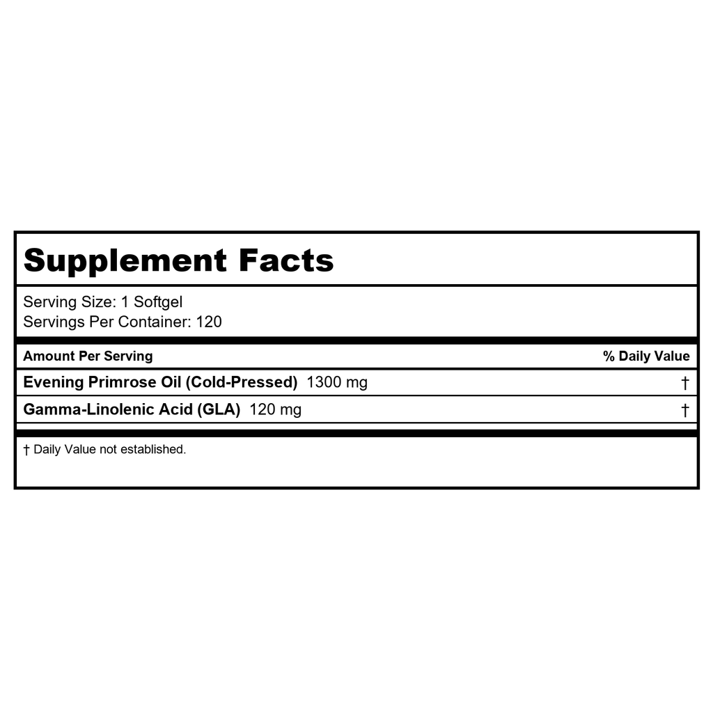 Nature's Way Evening Primrose Oil Max Strength 60 Softgels - 3 Pack