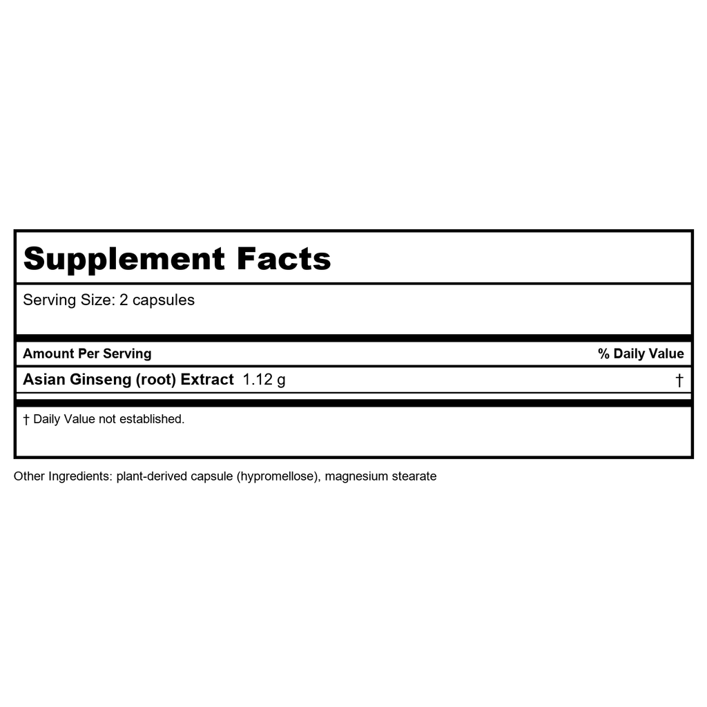 Nature's Way Asian Ginseng 50 Vcaps - 2 Pack