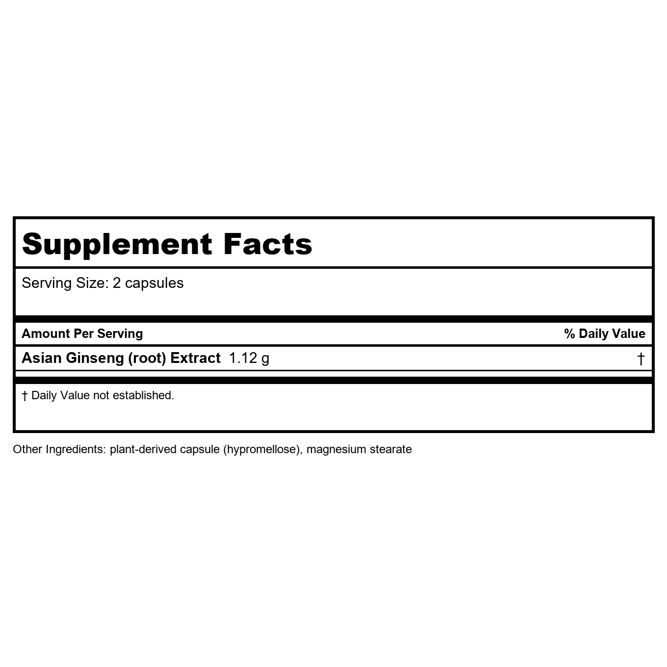 Nature's Way Asian Ginseng 50 Vcaps - 2 Pack