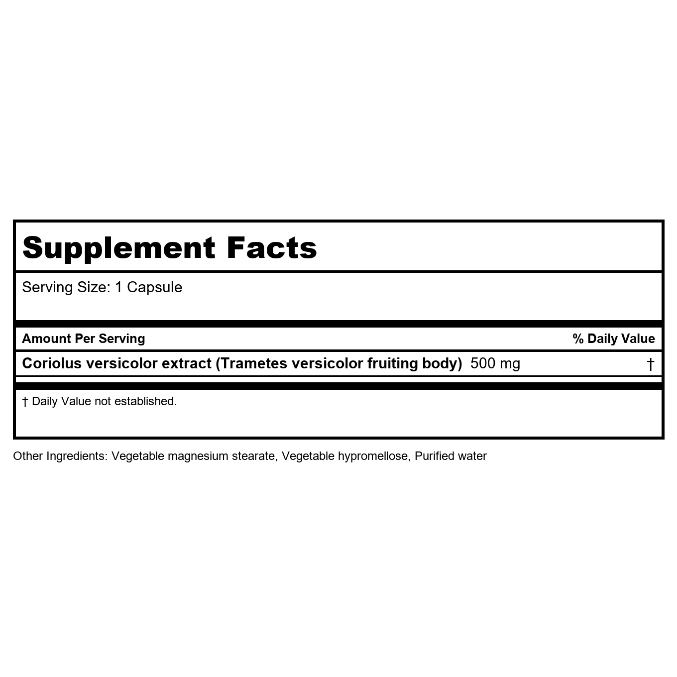 NFH Coriolus Versicolor SAP 120 Capsules