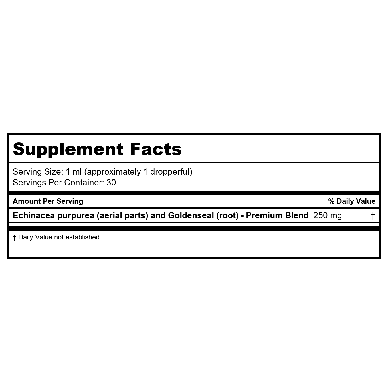 Nature's Way Echinacea Goldenseal 1oz - 4 Pack