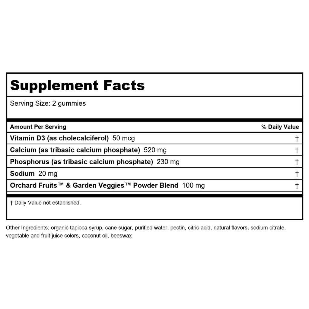 Nature's Way Alive Calcium plus D3 60 Gummies - 3 Pack