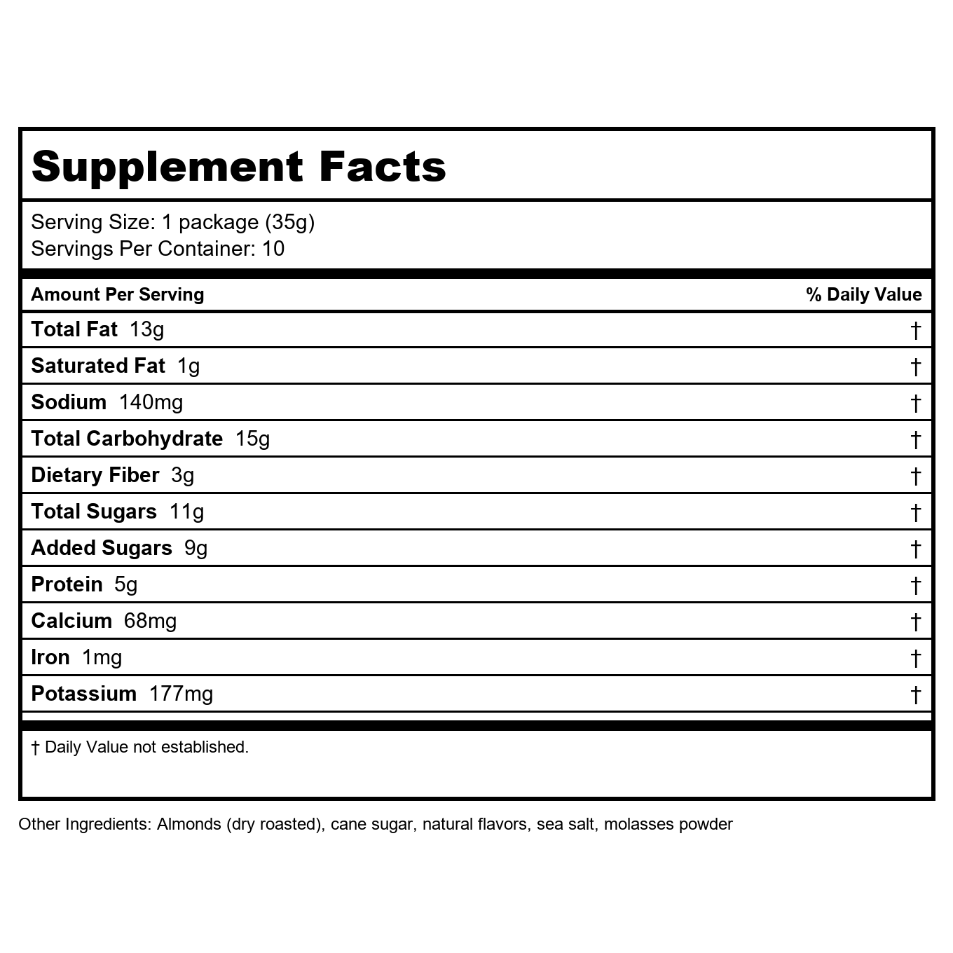 NOW Foods, Salted Caramel Almonds, Crafted in Small Batches, 10 Single Packets