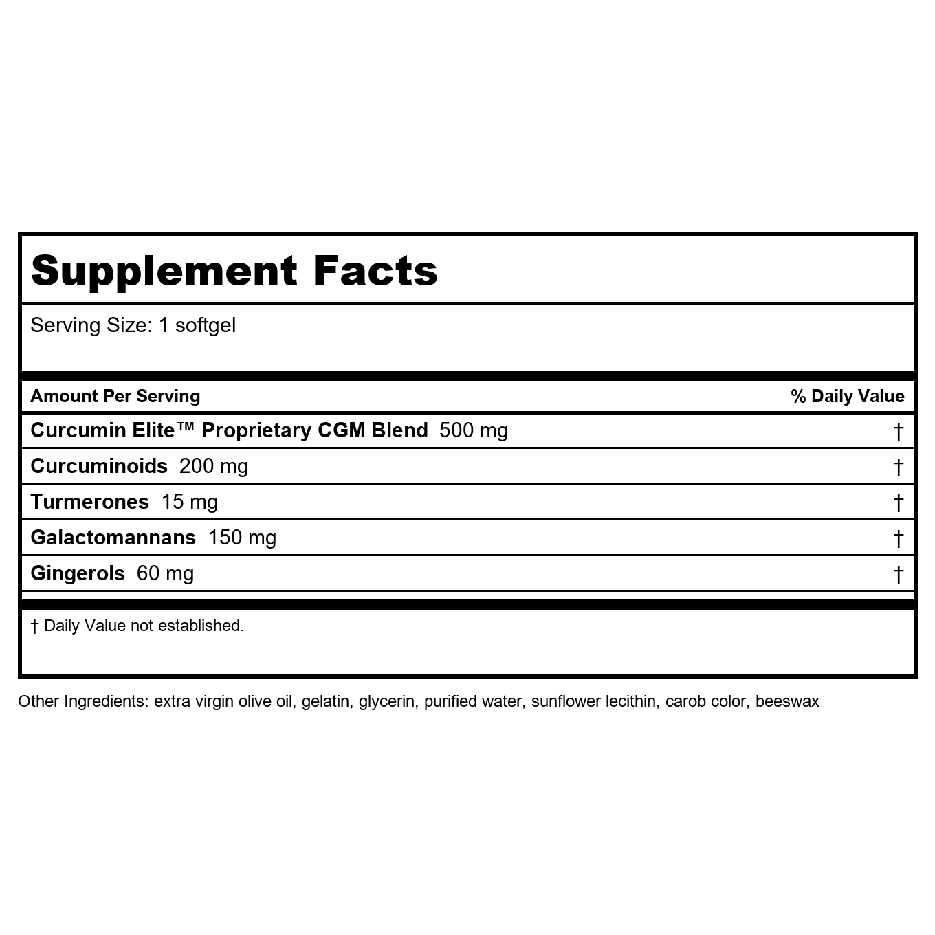 Life Extension Advanced Curcumin Elite Turmeric Extract, Ginger & Turmerones ? For Healthy Inflammatory & Immune Response and Cardiovascualr & Brain Health ? Gluten-Free, Non-GMO ? 30 Softgels