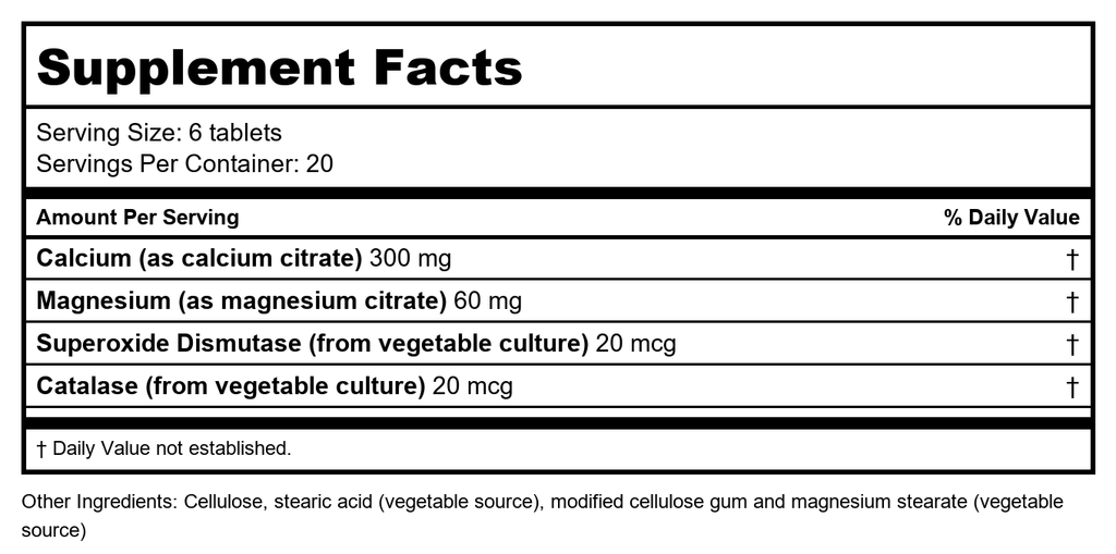 Biotics Research Ca/Mg-Zyme 120 Tablets