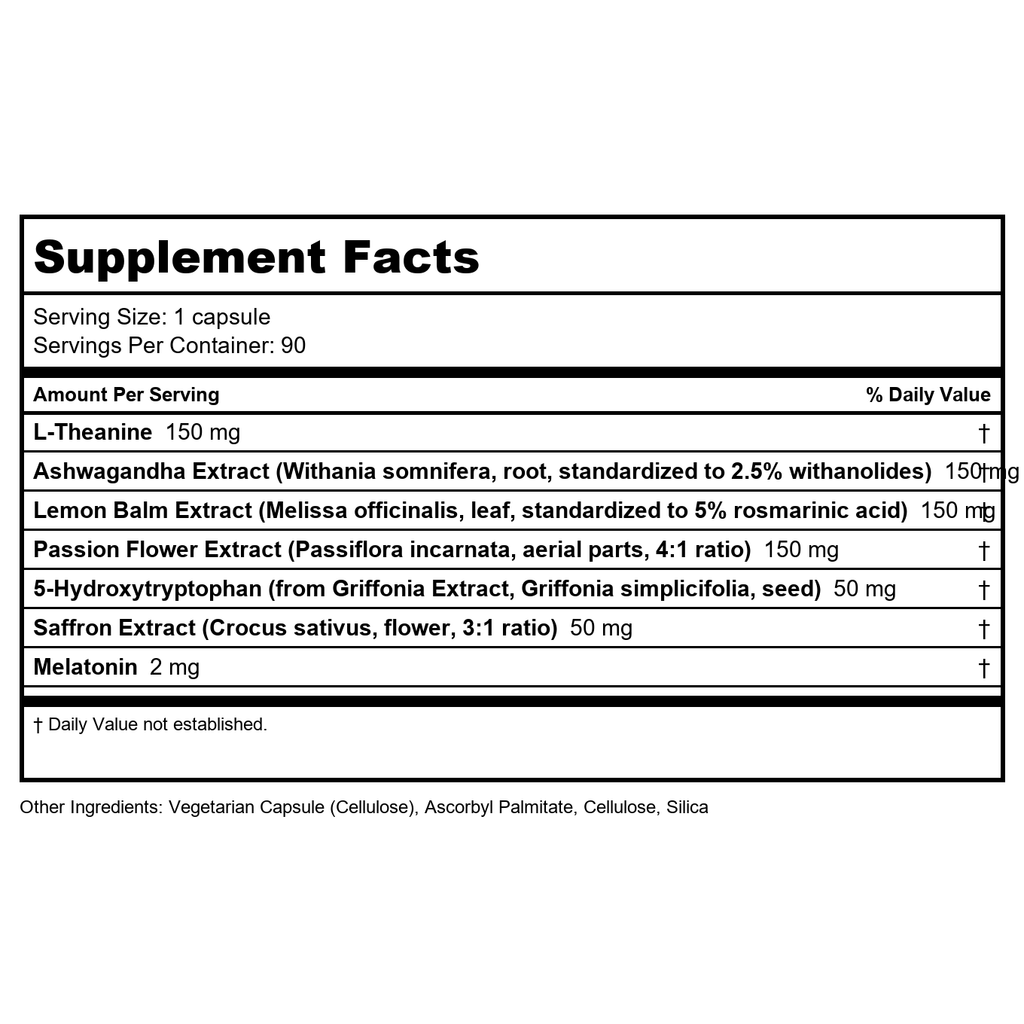 Vital Nutrients Sleep + Recover  90 Capsules