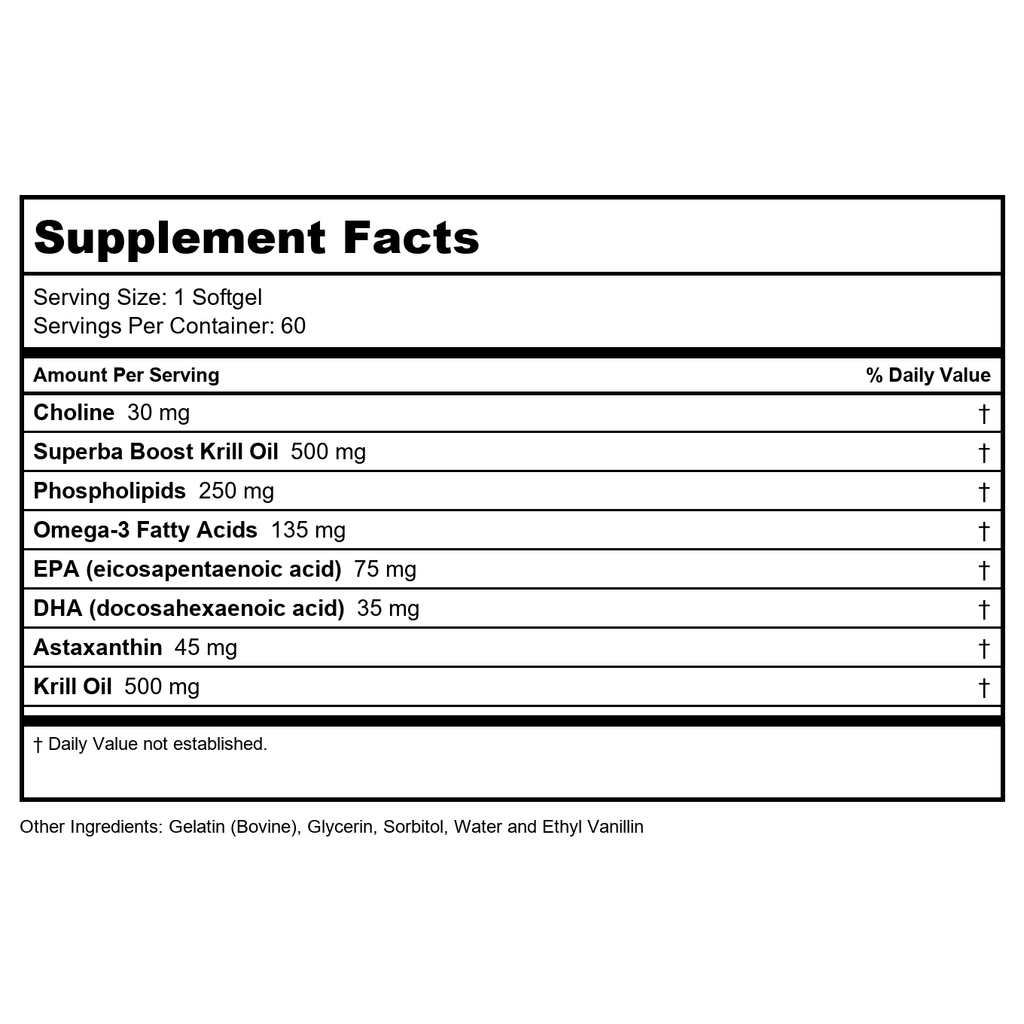 NutraMedix Antarctic Krill Oil 500mg -(60 Softgels)