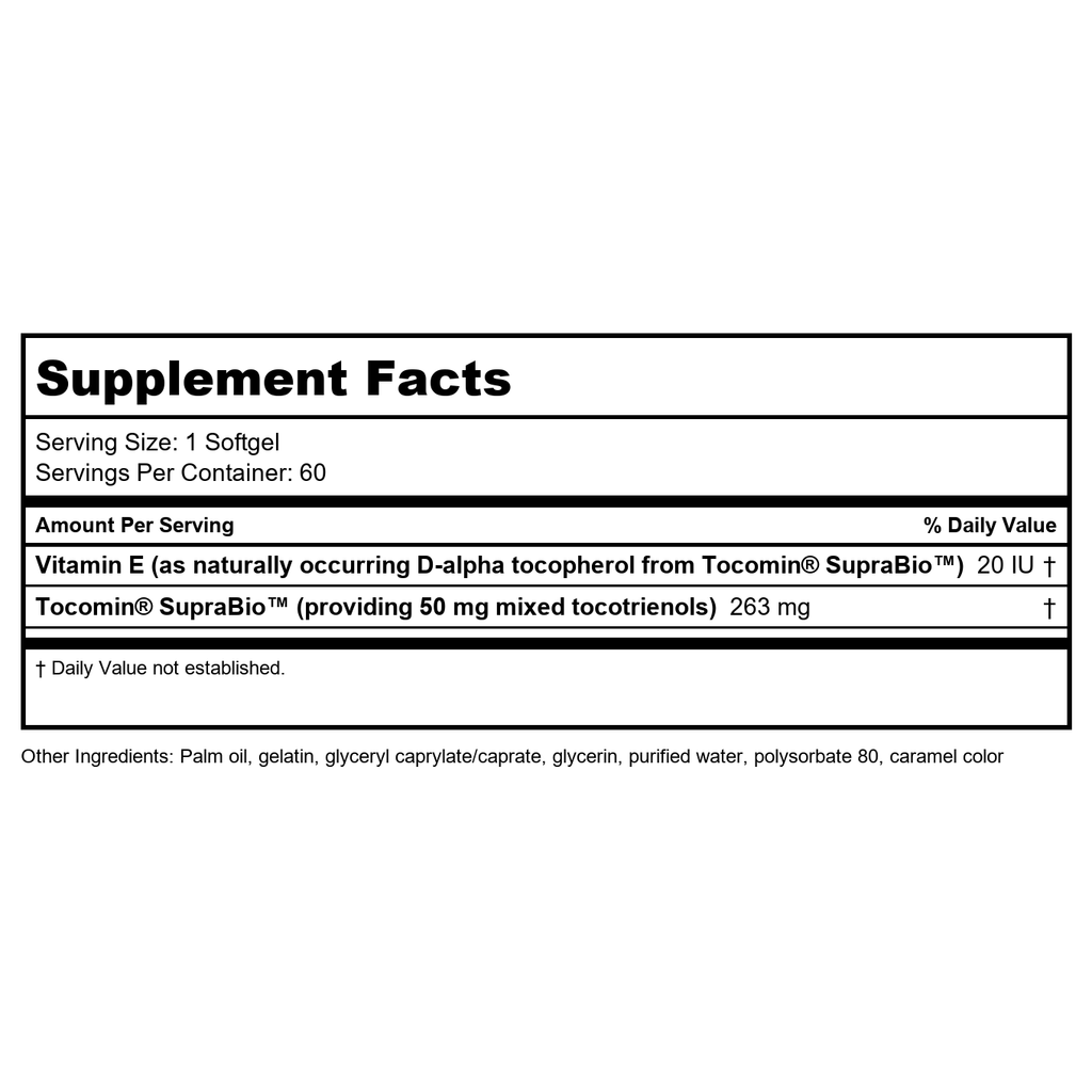 Life Extension - Super-Absorbable Tocotrienols - 60 Gels (Pack of 3)