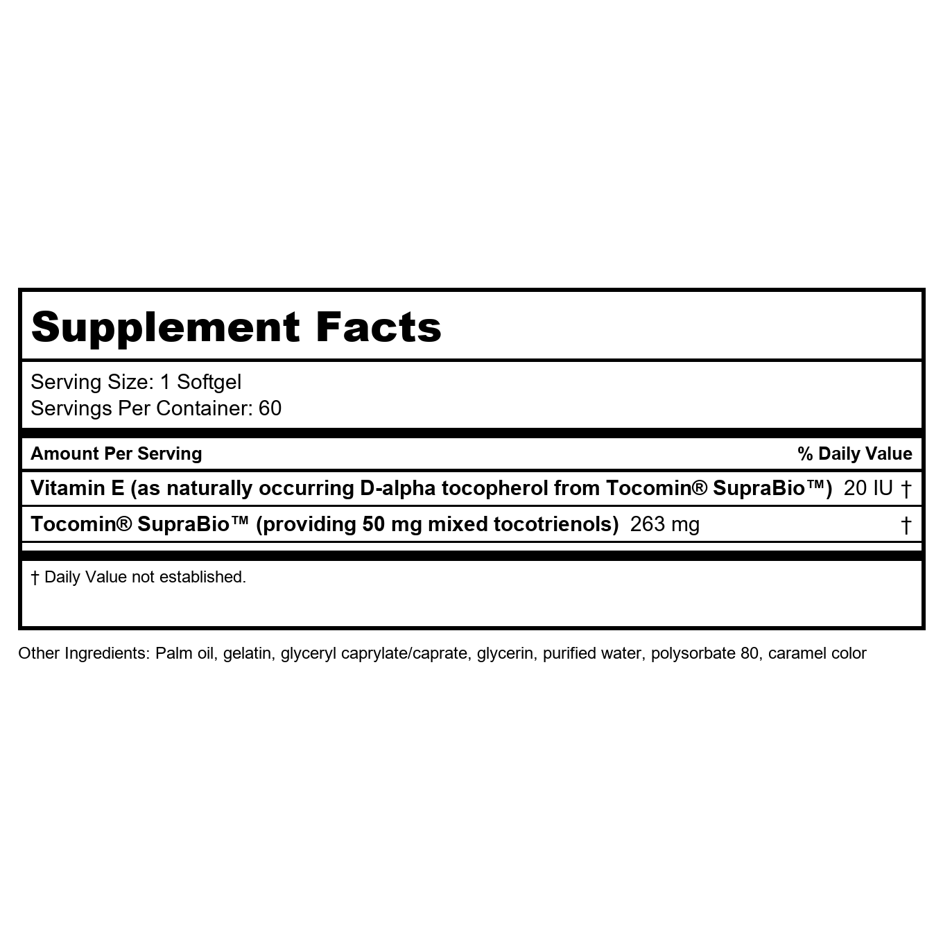 Life Extension - Super-Absorbable Tocotrienols - 60 Gels (Pack of 3)